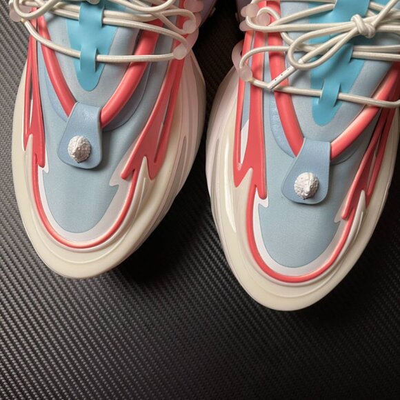 Balmain Blue & Pink Unicorn Sneakers Balmain - Picture 8 of 9